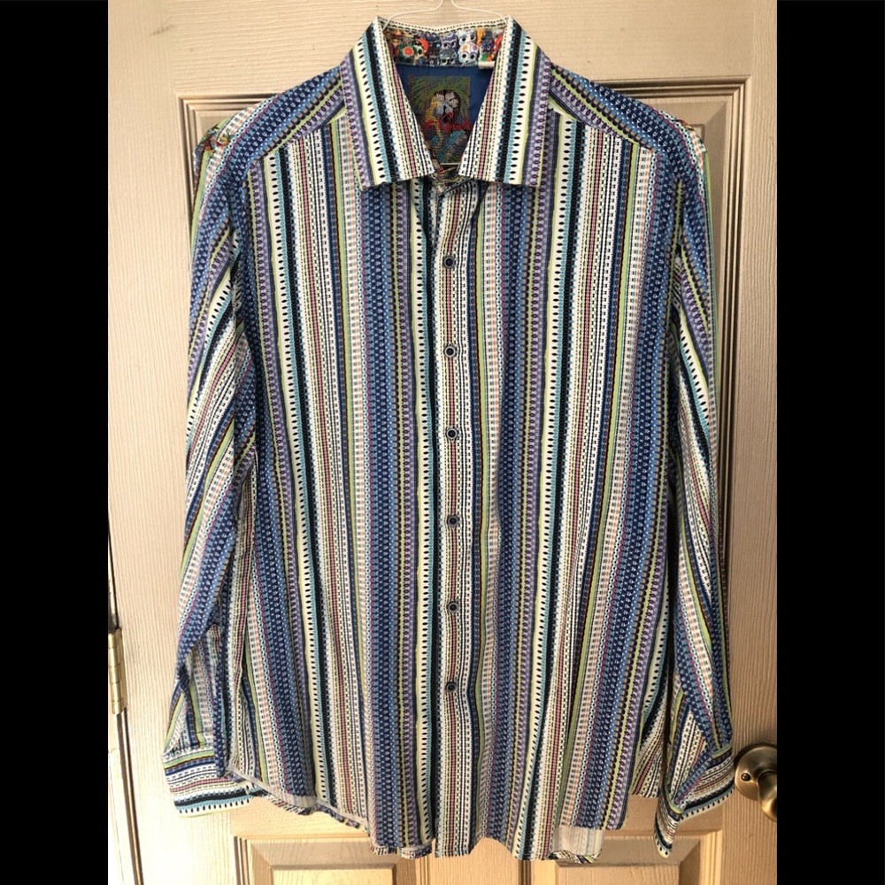 Robert Graham Embroidered Button-Down